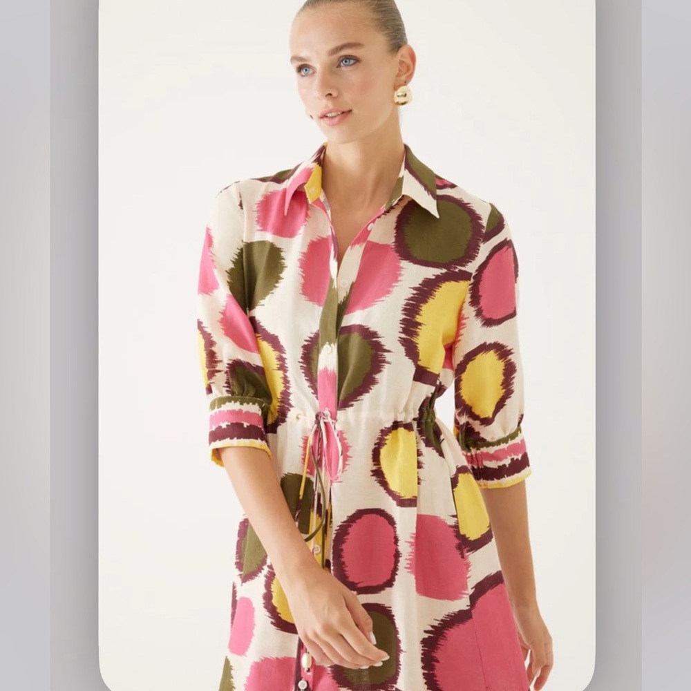 GORGEOUS LINEN DRESS - Picture 8 of 9